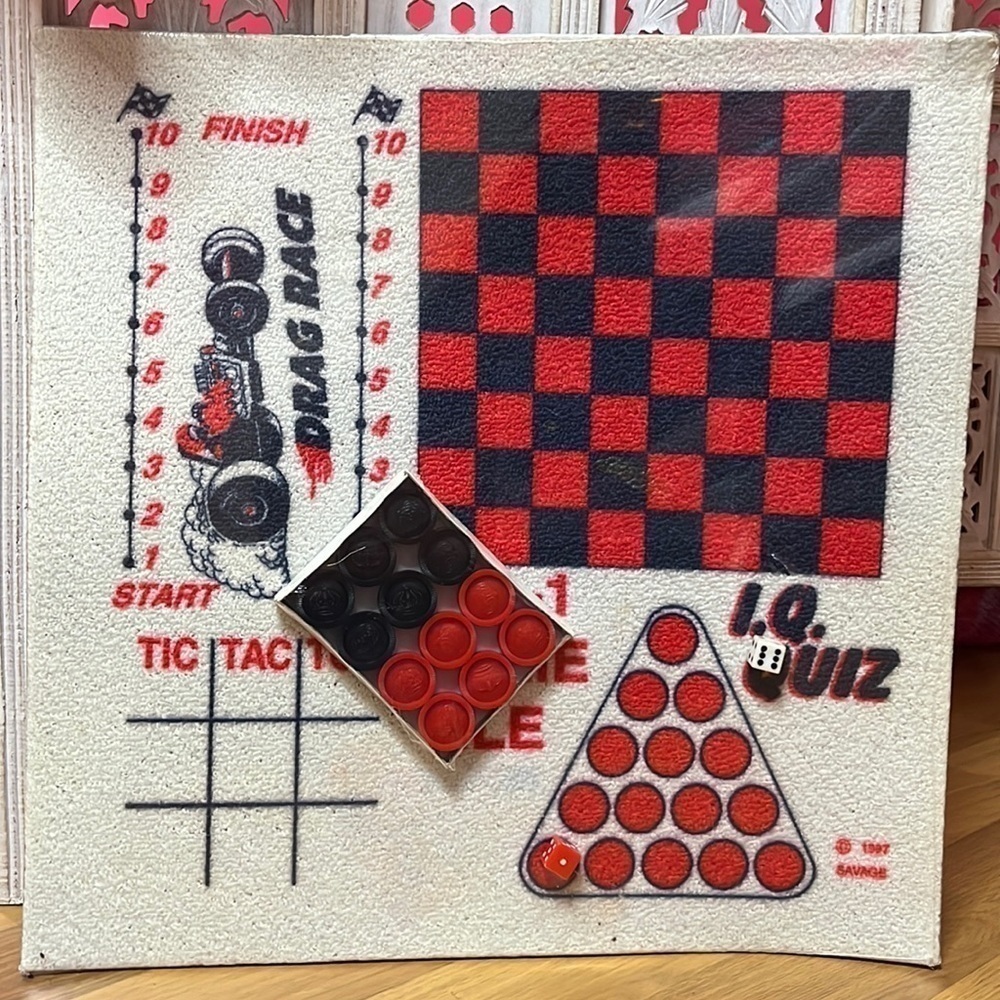 Vintage 97 Floor Game 4 in 1 Game Tile